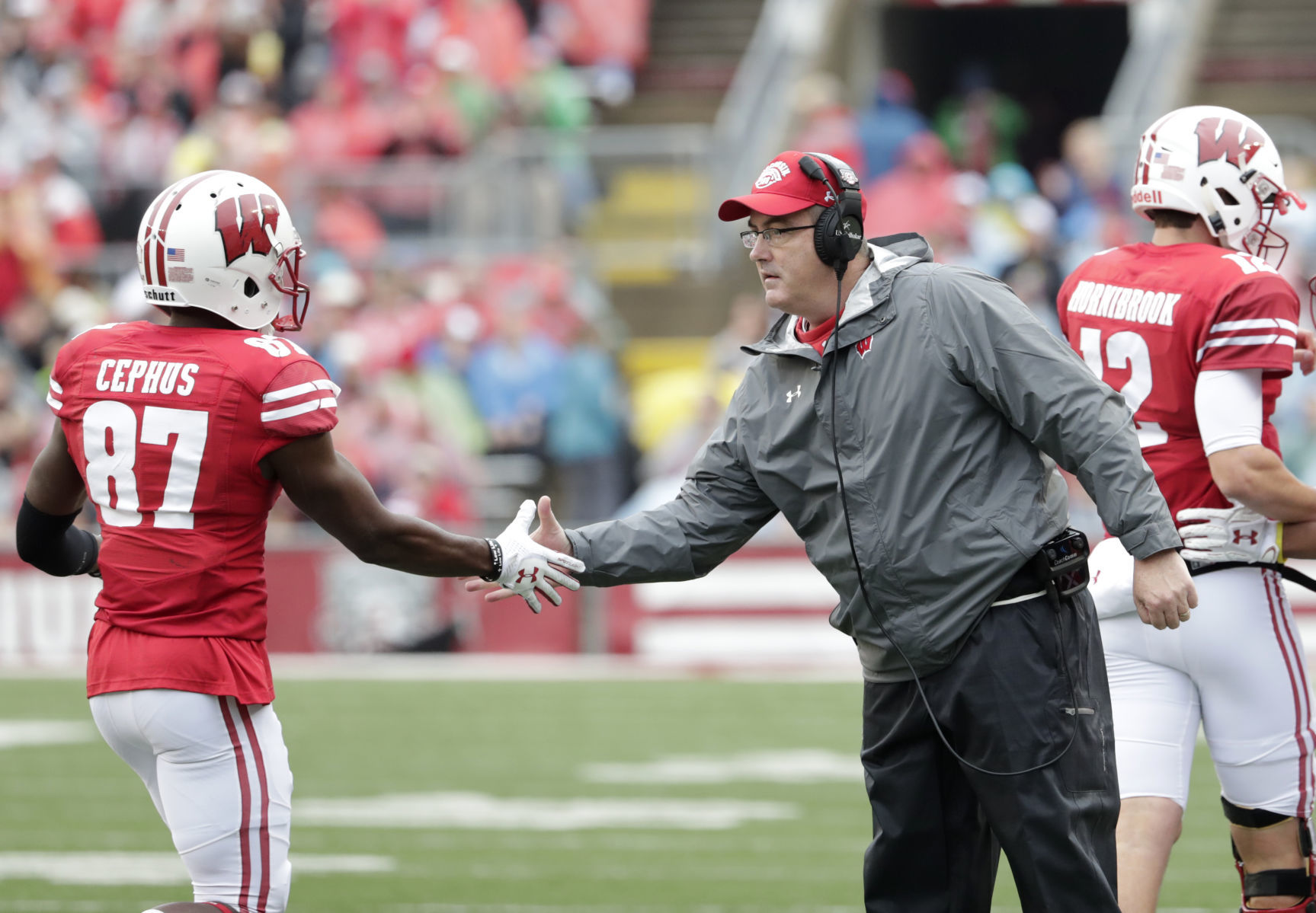 Chryst congratulates Cephus